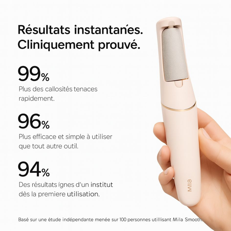 Mila Smooth™ 3 Pro – Vos pieds lisses en 5 minutes chrono